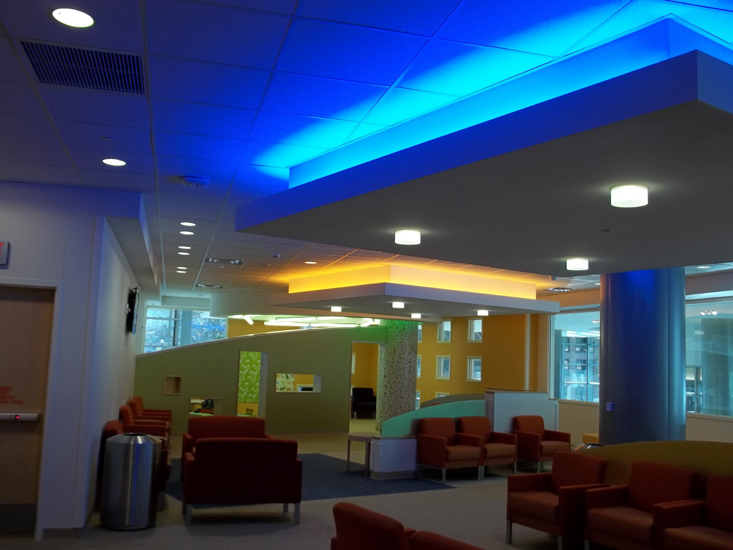 Midwest Children's Hospital, designed by The Lighting Practice